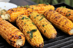 Asian Style Grilled Sweet Corn in Special Sauce